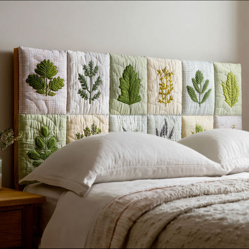 Green Botanica CP3012016CL Quilted Headboard Slipcover