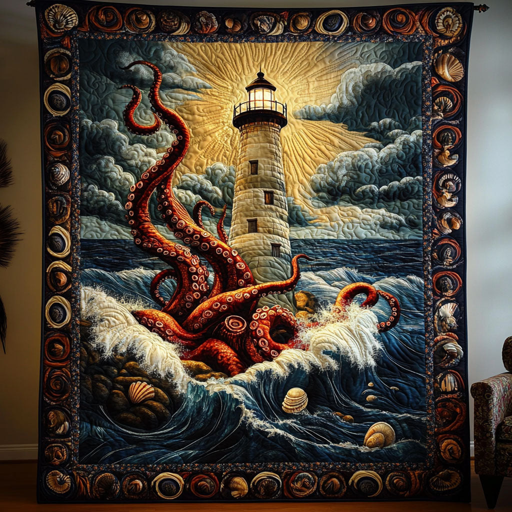 Lighthouse Siege WY0705011CL Quilt