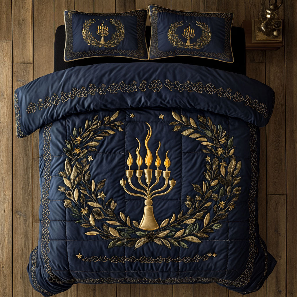 Hanukkah Shine Garden WN1407028CL Duvet Cover Set