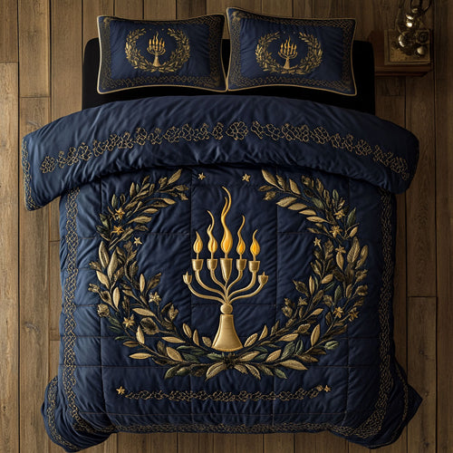 Hanukkah Shine Garden WN1407028CL Duvet Cover Set