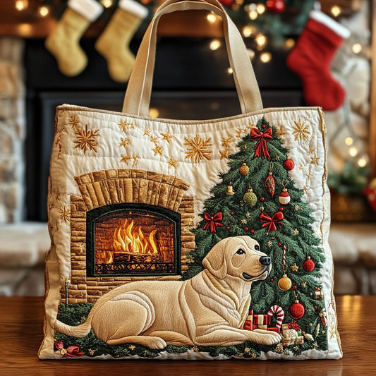 Festive Labrador CW3010013CL Quilted Tote Bag