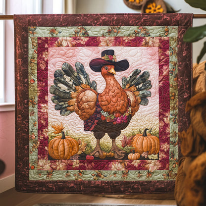 Pumpkin Turkey WN2309080CL Quilt