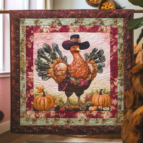 Pumpkin Turkey WN2309080CL Quilt