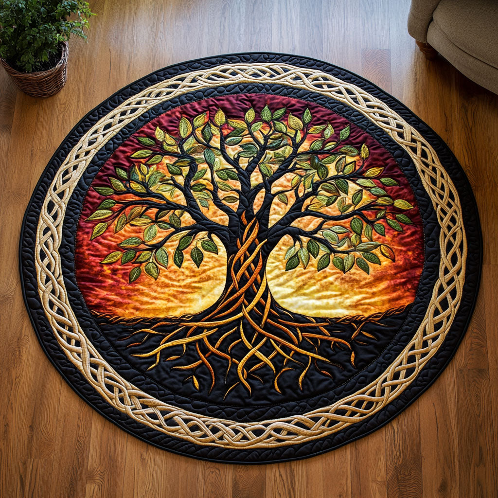Branches of Grace CM1505014CL Quilted Round Mat