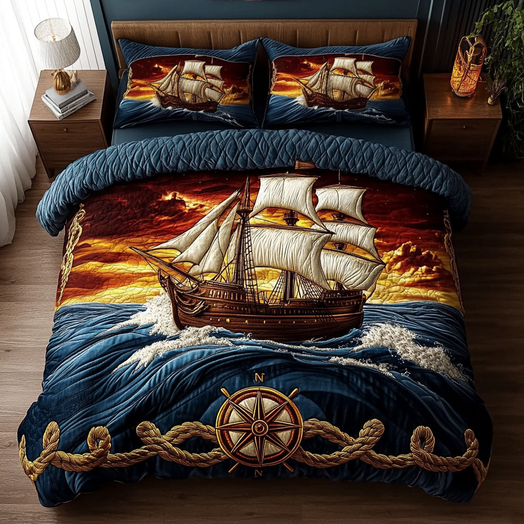 Imperial Sailboat WN0809066CL Duvet Cover Set