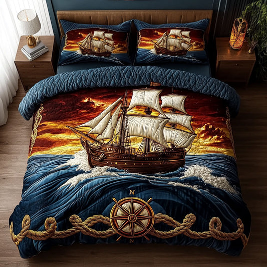 Imperial Sailboat WN0809066CL Duvet Cover Set
