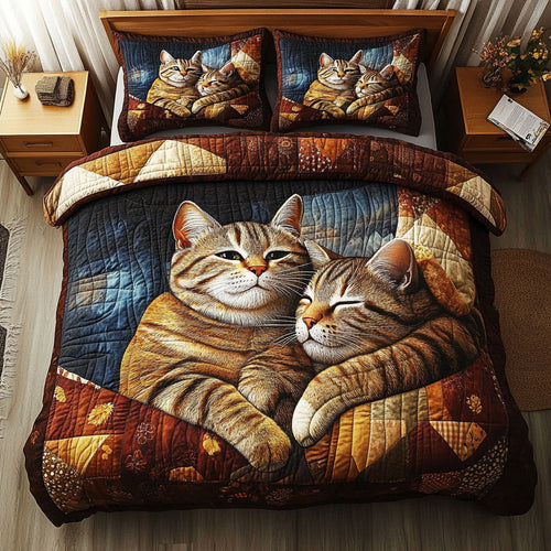 Snug Sleeping Cat WY2702029CL Duvet Cover Set