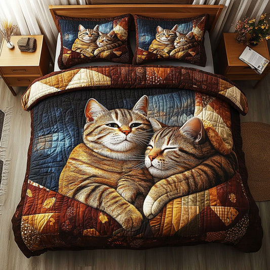 Snug Sleeping Cat WY2702029CL Duvet Cover Set