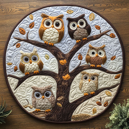 Forest Wisdom CM2304028CL Quilted Round Mat