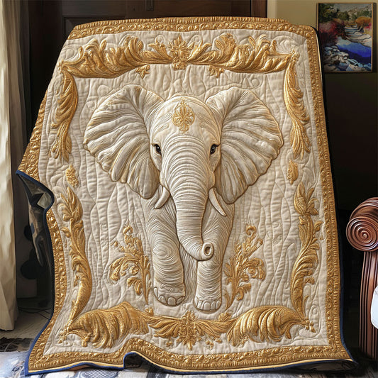 Glorious Elephant WY2001076CL Quilt
