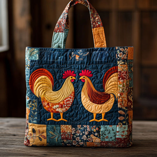 Garden Tale Chicken WN1411094CL Quilted Tote Bag