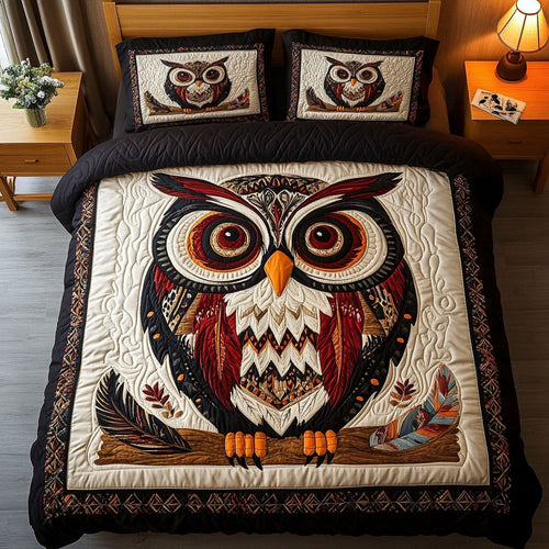 Boho Owl WY0407023CL Duvet Cover Set