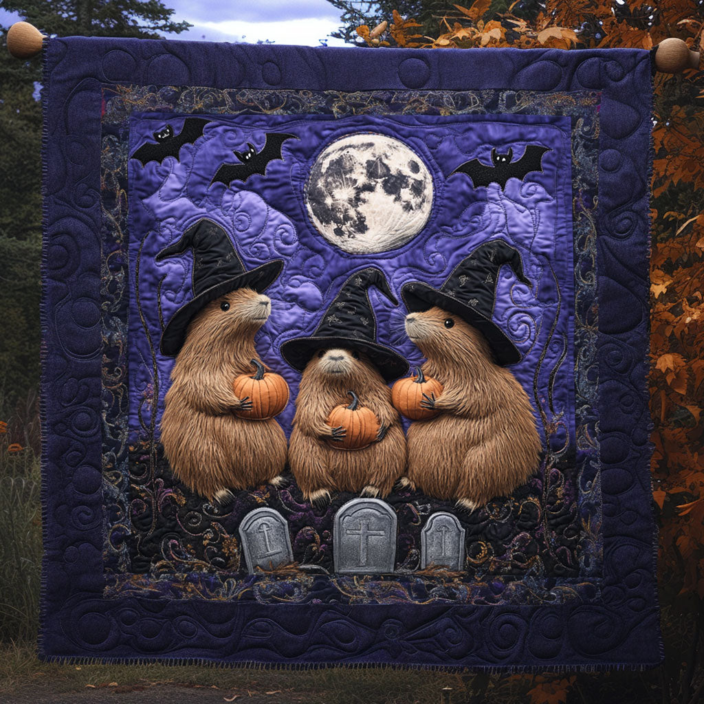 Pumpkin Pie Capybara WN1108068CL Quilt