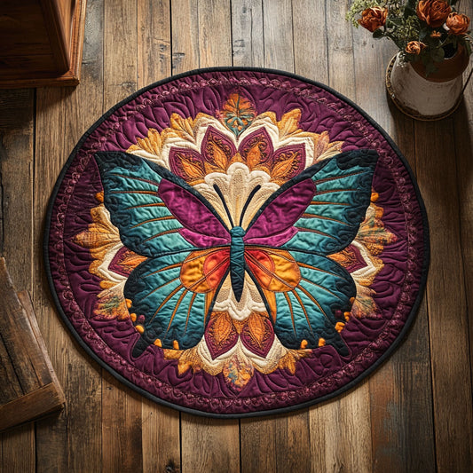 Aurora Garden CP2807056CL Quilted Round Mat