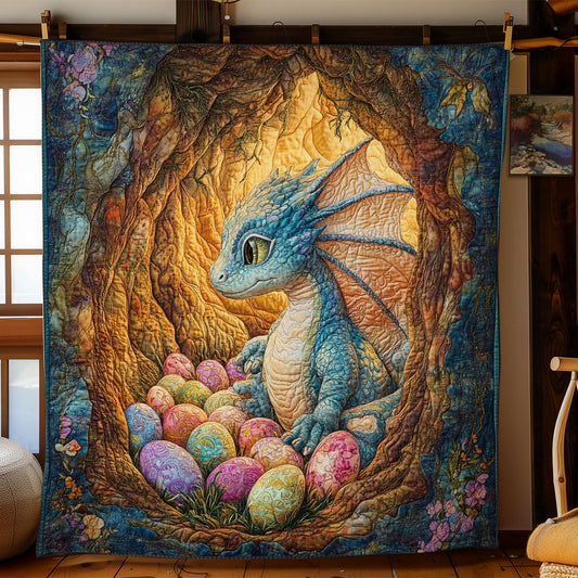 Easter Dragon Hatchling WN1501031CL Quilt