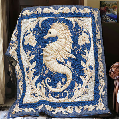 Majestic Seahorse WY1701050CL Quilt