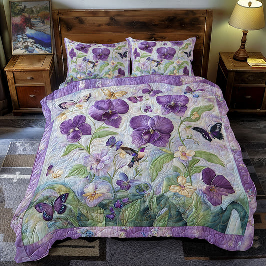 Butterfly Pea Flower WY2711068CL Duvet Cover Set