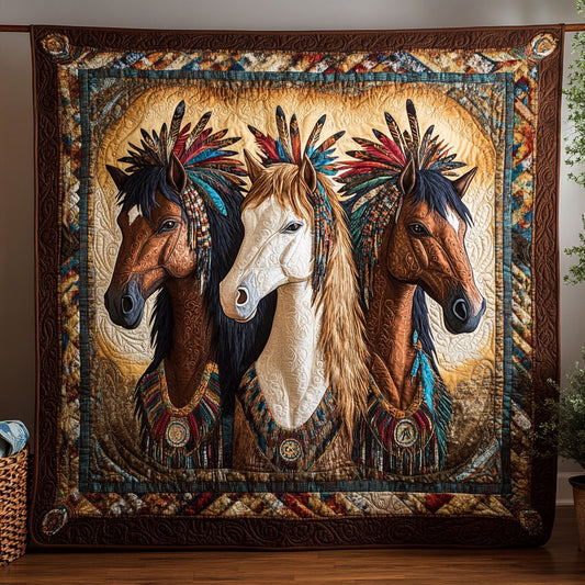 Native Horse CW0701052CL Quilt