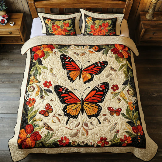 Butterfly In Garden WY1402039CL Duvet Cover Set