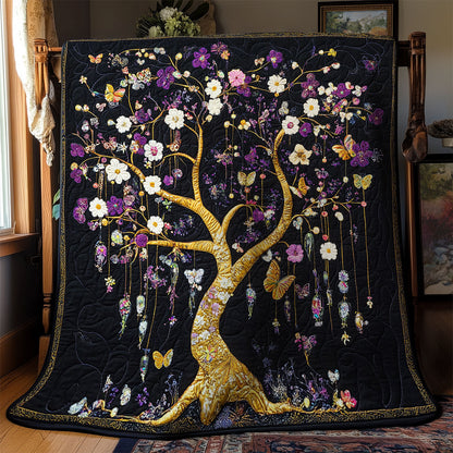 Crystal Tree Of Life WY1802012CL Quilt