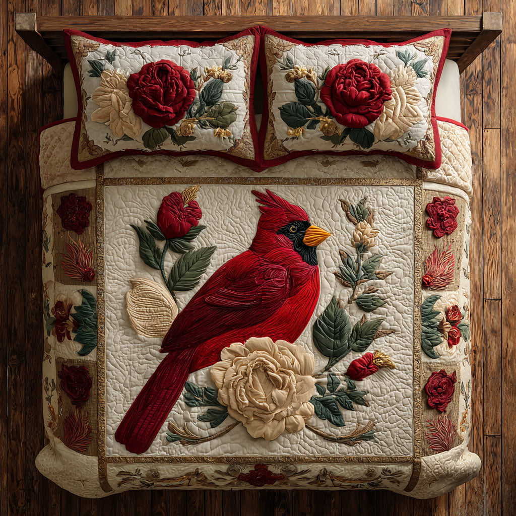 Holiday Cardinal Harmony CW1109020CL Duvet Cover Set