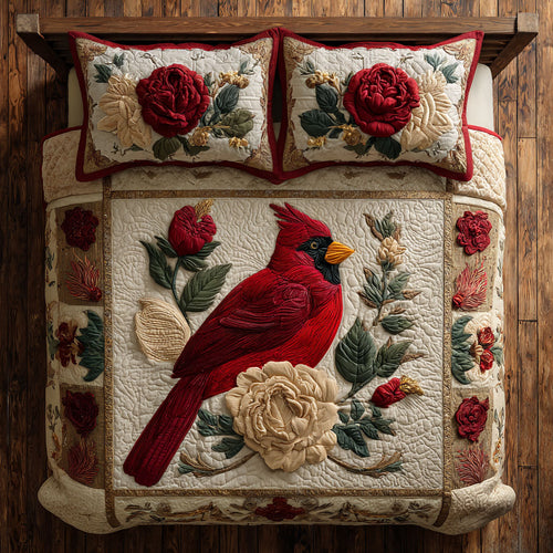 Holiday Cardinal Harmony CW1109020CL Duvet Cover Set