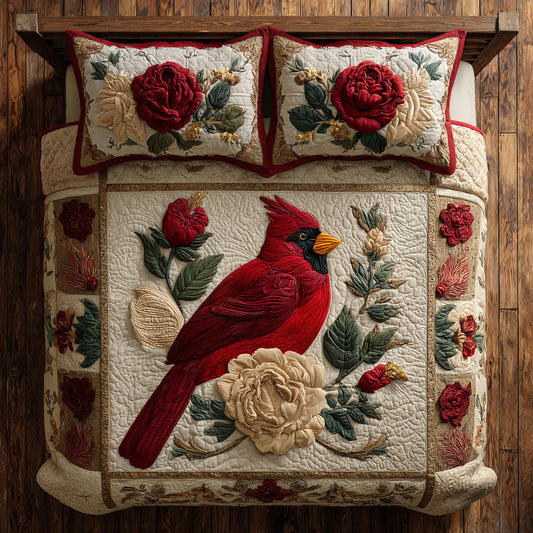 Holiday Cardinal Harmony CW1109020CL Duvet Cover Set