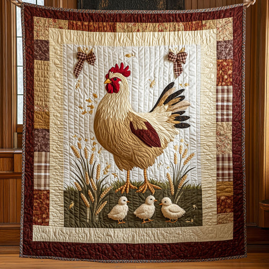 Hen And Chick CP0606042CL Quilt