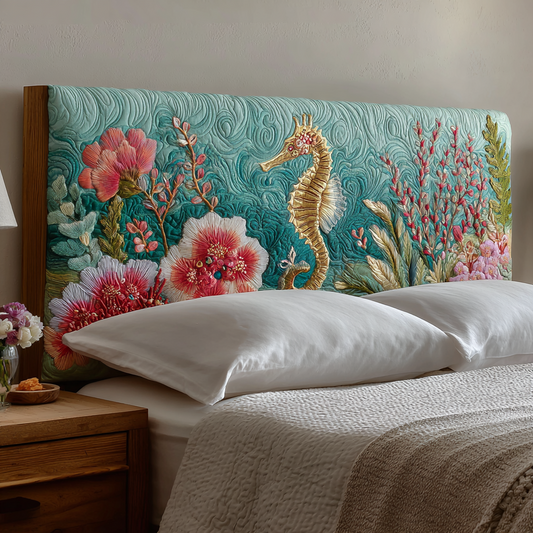 Garden Of Coral XR2912002CL Quilted Headboard Slipcover