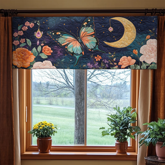 Butterfly And Moon WX0905006CL Quilted Valance
