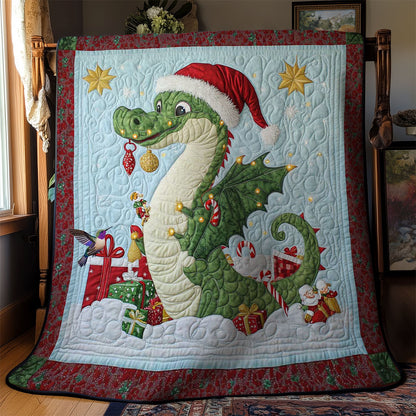 Dragon's Christmas Magic WN0712046CL Quilt