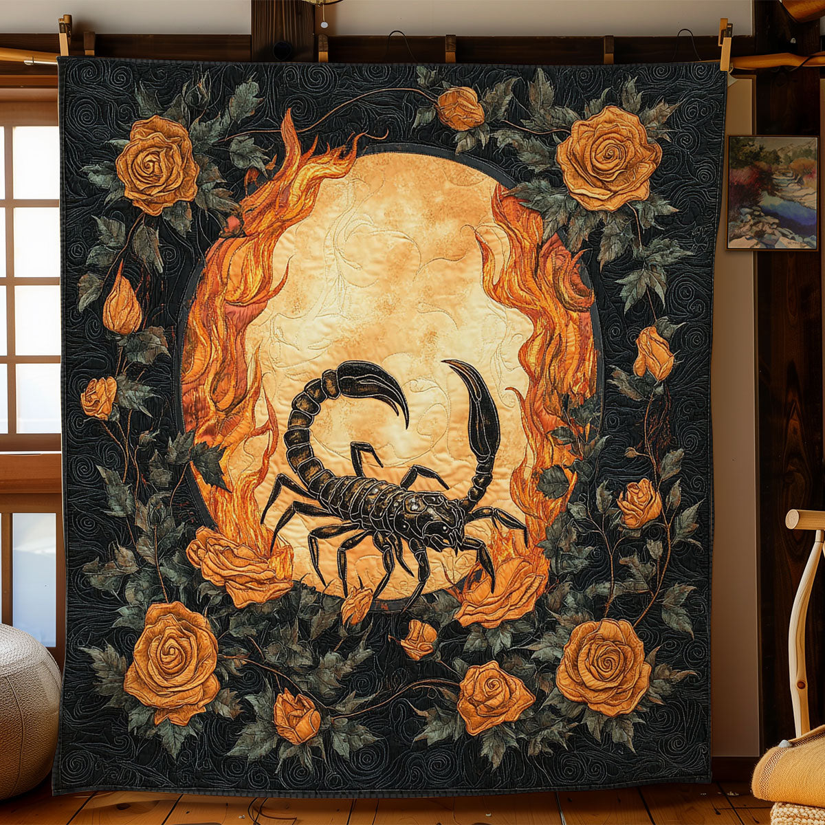 Scorpion Fire WN0406037CL Quilt
