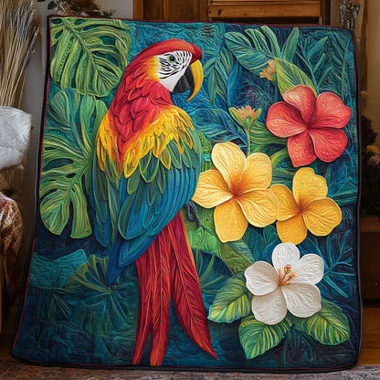 Parrot Flower WX0406045CL Quilt