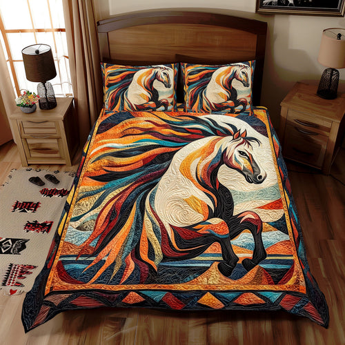 Horse Native American WJ2312032CL Duvet Cover Set