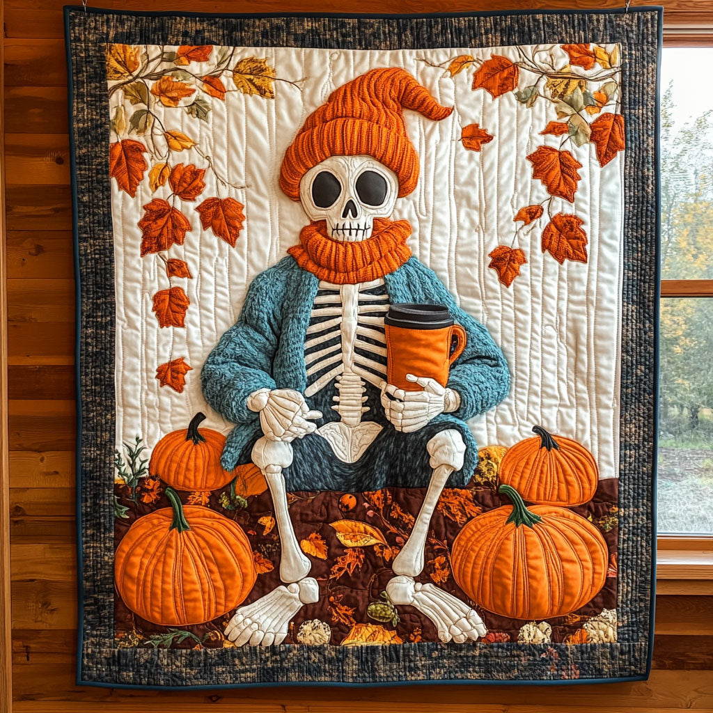 Fall Skeleton CP2708024CL Quilt