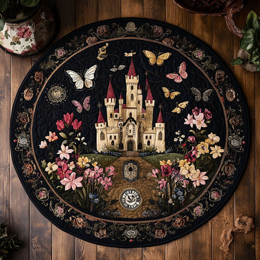Castle Of Echoes WN0408014CL Quilted Round Mat