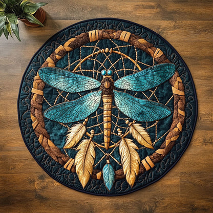 Luminous Flight CM2404024CL Quilted Round Mat