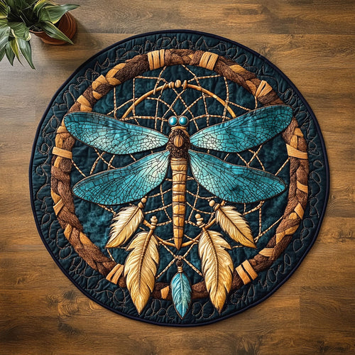 Luminous Flight CM2404024CL Quilted Round Mat
