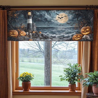 Haunted Lighthouse WN2207032CL Quilted Valance
