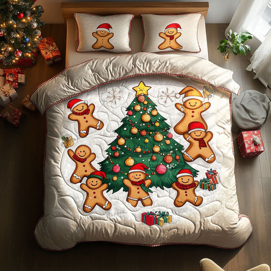 Gingerbread Snow Spark Joy WN1811023CL Duvet Cover Set