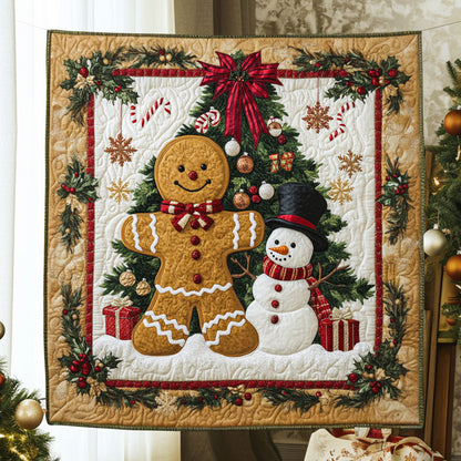 Jolly Pair Gingerbread WN0411060CL Quilt