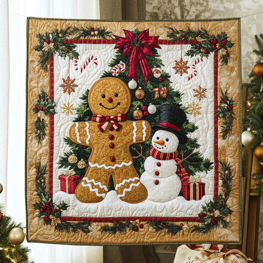 Jolly Pair Gingerbread WN0411060CL Quilt