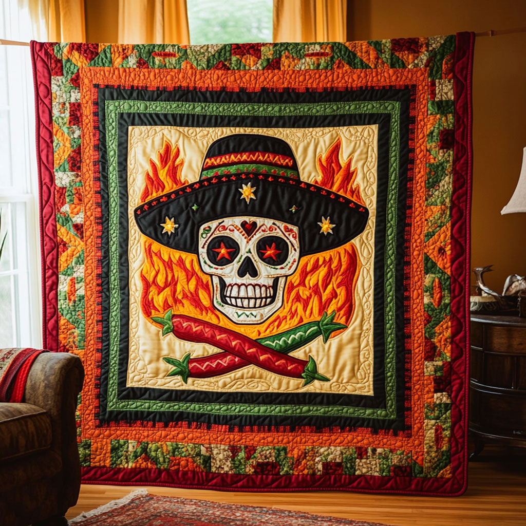 Sombrero Skull WN0609093CL Quilt