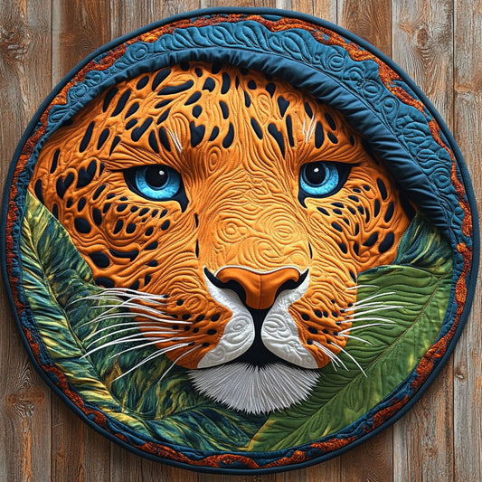 Cyan Eyes CP0506010CL Quilted Round Mat