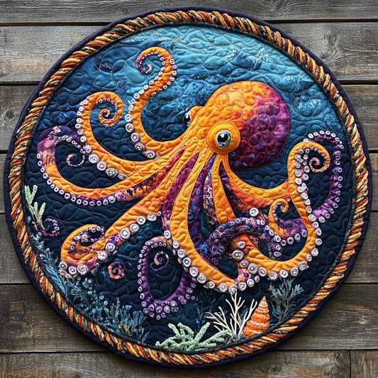 Mystic Tidekeeper CP1207007CL Quilted Round Mat