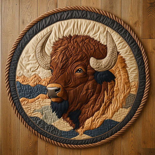 Guardian Of Horizon CP0907045CL Quilted Round Mat