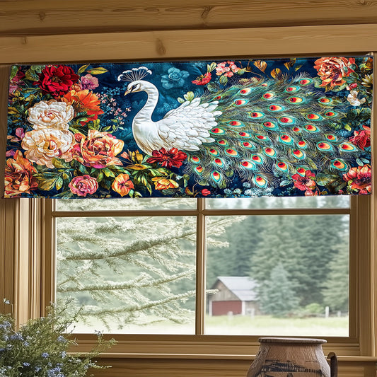 White Peacock WJ2304039CL Quilted Valance
