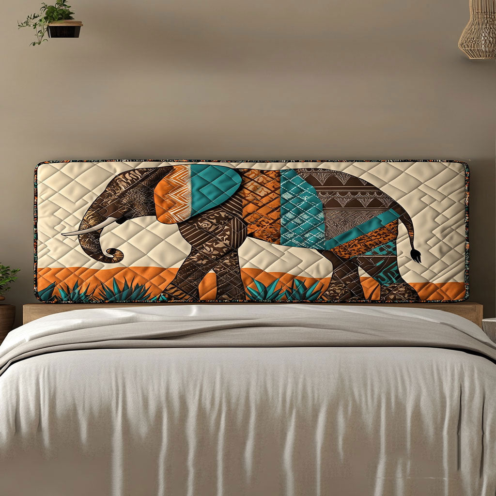 Journey Elephant WN1912028CL Quilted Headboard Slipcover