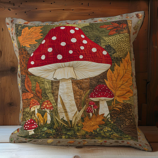 Mushroom Forest WY0402087CL Quilt Pillow Case