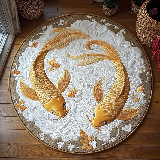 The Golden Circle WY0508010CL Quilted Round Mat